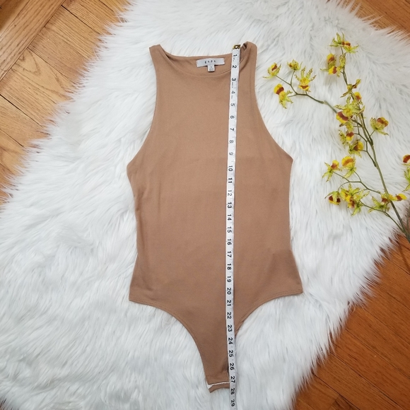 gaze Bodysuit High Neck Color Tan SIZE S. - Picture 15 of 17